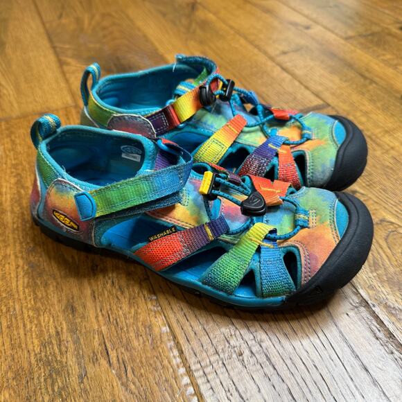 Keen Other - Keen Newport H2 Sandals Youth Sz 3 Rainbow Tie Dye Sport Hiking Water Shoes